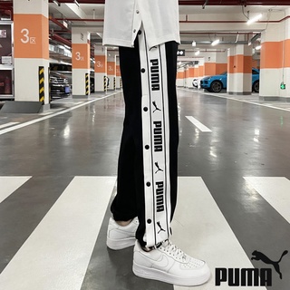 Puma hombres Casual pantalones deportivos moda calle Hip-hop estilo deportes pantalones sueltos con botones