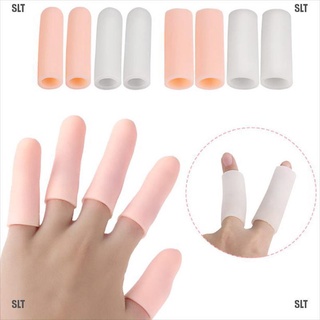 <SLT> 5Pcs Silicone Gel Tube Bandage Finger Toe Protector Foot Pain Relief Feet Care