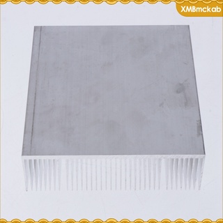 aluminio disipador de calor enfriador de aleta radiador 130x38x150mm/5.12x1.49x5.91 pulgadas tono plateado (paquete de 1)
