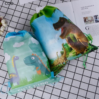 [cod] dinosaurio con cordón bolsa de viaje bolsa de almacenamiento mochilas escolares niños regalo de cumpleaños caliente