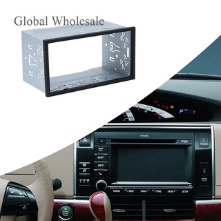 Universal coche estéreo Radio DVD Fascia Panel placa marco 2Din Panel de Audio Dash Kit de montaje adaptador de montaje marco de jaula