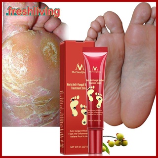 [freshliving] crema de tratamiento de cuidado del pie/infección antifúngica/herbal/aliviar el picor de pies