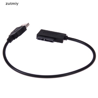 [zuy] adaptador de cable óptico fxz usb a 7+6 13 pines slim sata/ide cd dvd rom