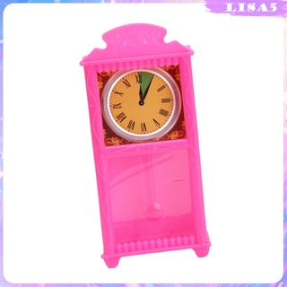 [lisa5] Reloj Rosa Para muñecas Miniatura Casa De muñecas