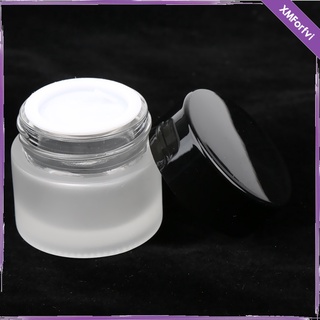 6 recipientes de vidrio vacíos de 5 g frascos cosméticos con (6)