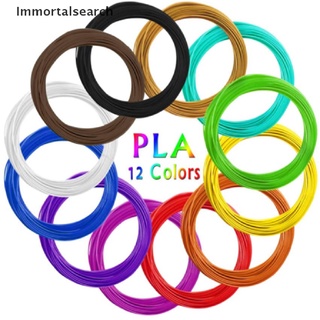 Inmortalsearch - filamento 3D (12 colores, 3 m por Color, materiales de impresión 3D)