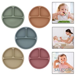 SALESGIRL-Cuenco De Silicona Impermeable Para Bebés , Antideslizante , Vajilla