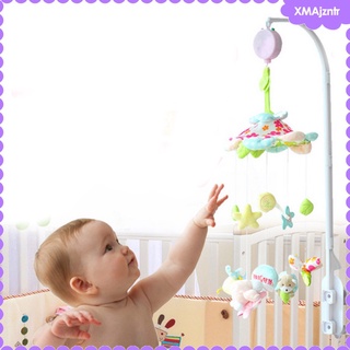 bebé cuna campana juguete ropa de cama juguete tf tarjeta usb reproductor de música rotativo bluetooth