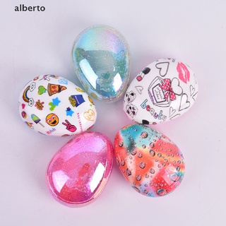 [alberto] Hair Comb Eggs Round Shape Soft Styling Tools Hair Brushes For Women Travel [alberto]