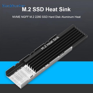 Blockbuster alta calidad M.2 SSD disipador de calor disipador de calor NVME NGFF M.2 2280 SSD disco duro de aluminio calor