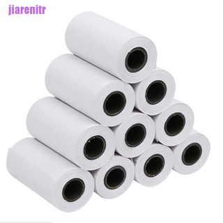[jiarenitr] 5 rollos de papel adhesivo imprimible papel térmico directo con autoadhesivo