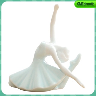 cerámica escultura acento pieza, moderno yoga señora objeto decorativo para el hogar, oficina, mesa y escritorio