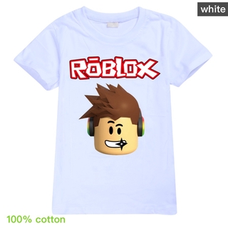 100% algodón 2020 verano ROBLOX hombres de dibujos animados de manga corta camiseta de verano Casual disfraces camisetas para hombre