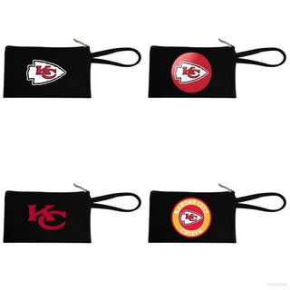 NFL AFC Kansas City Chiefs Design Logo Estuches Pequeños Con Cremallera Bolsas Para Escuela Oficina Viaje Cosméticos