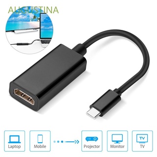 AUGUSTINA Monitor Type-C a HDMI TV convertidor adaptador USB C AV 4K macho a Femal tipo C a HDMI Cable/Multicolor (1)