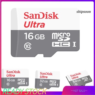 ssn -SanDisk 16/32/64GB tarjeta Micro SD de almacenamiento de memoria Flash para teléfono/Tablet/PC