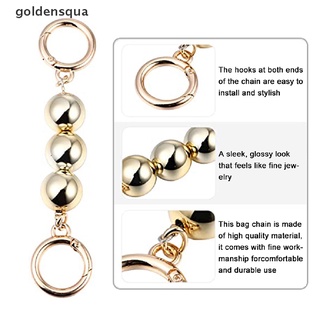 [goldensqua] Bag Chain Strap Extender Pearl Bead Replacement Chain Strap For Purse Handbag . (8)