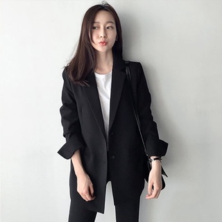 MAIJED Más El Tamaño De La Blazer Traje De Las Mujeres Chaqueta De Estilo Coreano Moda Delgada Profesional Outwear Para Ropa De Oficina