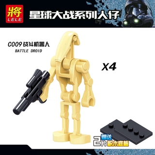 Star Wars Minifigures Super Battle Droid RO-GR Super Broly Warrior Robots Model Building Blocks Bricks Toys For Children figure (5)