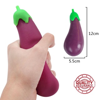 Eggplant Squishy Toys Squeeze Antistress Novelty Toy Venting Decompression Joking Relief Stress V2Z7