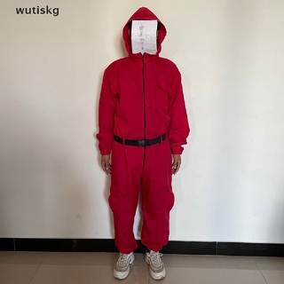 wutiskg nuevo calamar juego villano rojo mono cosplay disfraz de halloween fiesta ropa cl (1)