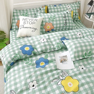 Cuatro piezas de ropa de cama simple doble familia sábana edredón cubierta individual estudiante dormitorio conjunto de tres piezas