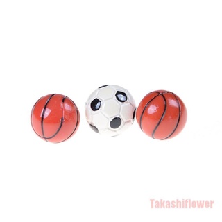 Takashiflower 1:6/1:12 casa de muñecas miniatura deportes pelotas fútbol fútbol y baloncesto decoración (1)