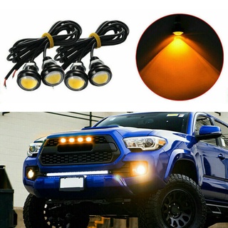 4pcs Eagle Eye Light LED rejilla lámparas coche Auto camión para Ford SUV Raptor estilo