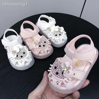 0-1-3 años sandalias para bebé niña De verano zapatos De suela suave zapatos De Princesa Gato lindos