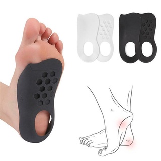 1 par TPR cuidado de la salud alivio del dolor de pie y arco apoyo ortopédico plantilla de zapatos cojines para mujeres y hombres