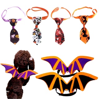 Doreen ropa para gato suministros de fiesta gato disfraz de Halloween ropa para mascotas accesorios para mascotas alas de murciélago corbata (6)