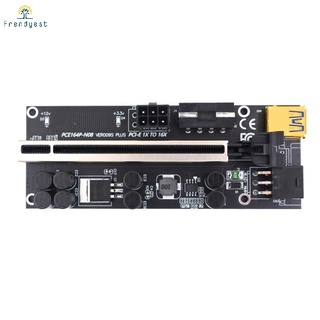 [frendyest] Ver009s Plus PCIe tarjeta elevadora Cable USB PCI-E Express 1x a 16x extensor adaptador para GPU minero Bitcoin BTC