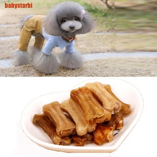 [babystarbi] 10 piezas delicadas masticables aperitivos alimentos trata huesos para mascotas perro