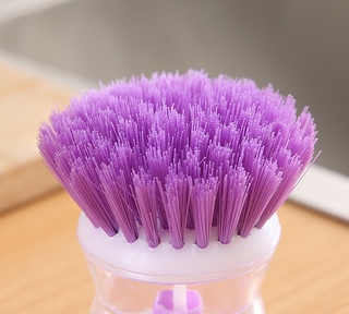 cepillo de lavar platos de limpieza de cocina con dispensador para detergente esponja Productos de Limpieza (4)