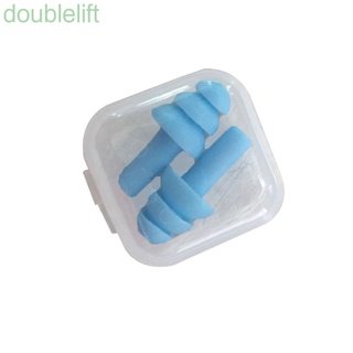 [doublelift] Un Par De Tapones De Silicona Anti Ronquidos Para Los Oídos Reducción De Ruido Para Estudio
