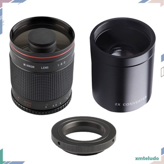 500mm f/8.0 Telephoto Mirror Lens 2X Teleconverter T Mount Adapter for Nikon (8)