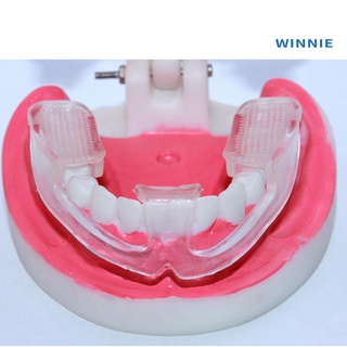 [winnie] protector bucal dental de silicona bruxismo ayuda para dormir dientes de noche