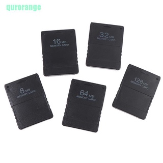 Qurorange - tarjeta de memoria para juegos Megabyte (256 mb, para PS2 PlayStation 2)