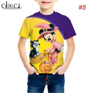 hx mickey mouse de dibujos animados lindo niños casual camisetas impresión 3d impresión casual niño niña camiseta