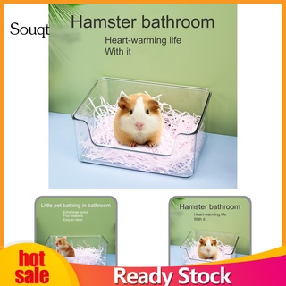 Sq jaula De hámster/baño/Transparente/Grande espacio Para mascotas