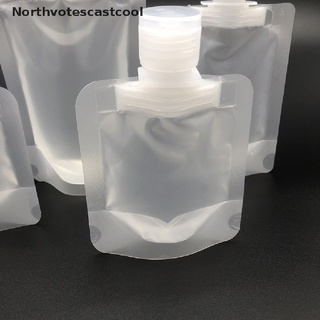 Northvotescastcool 30/50/100ml Clamshell Packaging Bag Lotion Shampoo Makeup Fluid Travel Bag NVCC