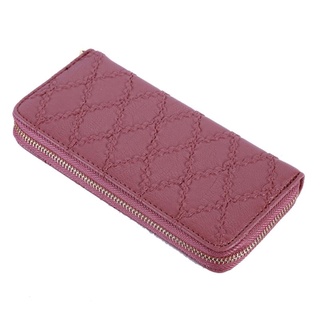 Las mujeres de la moda de cuero bolso de embrague teléfono titular de la tarjeta cartera larga bolso bolso (1)