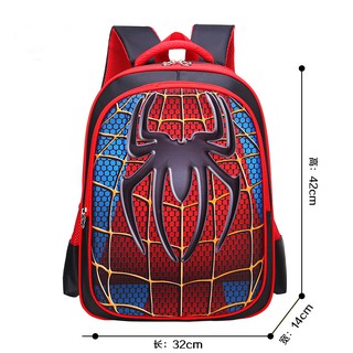 3d Spiderman americano capitán Superman Batman childrens schoolbag Iron Man (7)