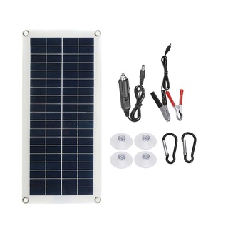 Panel Solar 10W de cristal doble puerto USB Flexible Solar móvil