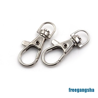 [FREGA] 10pcs/set Lobster Clasp Swivel Trigger Clip Snap Hook Bag Car Key Rings Keychain RSHX (1)