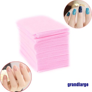 Limpiador de esmalte de uñas limpiador de manicura toallitas de pelusa libre de algodón almohadillas de papel arte de uñas (1)