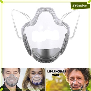 Visible Clear Face Mask Transparent Face Mouth Shield Covering Reusable