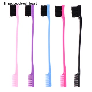 FGWB 1Pc Tool Baby Care Double Sided Eyebrow Grooming Brush Comb Edge Control Comb HOT
