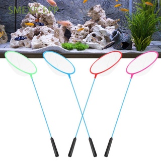 SMEXICEPP Flexible Skimmer Net Fish Tank Fishing Tools Fish Net Aquarium Cleaning Tool Round Durable Catch Mesh/Multicolor