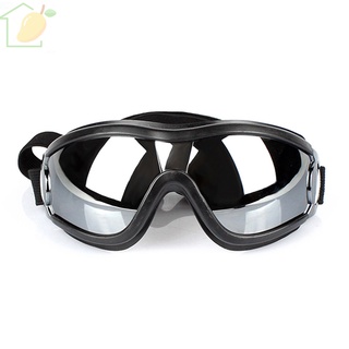 lentes de sol antiniebla resistentes a los rayos uv impermeables para mascotas/perros con correa ajustable